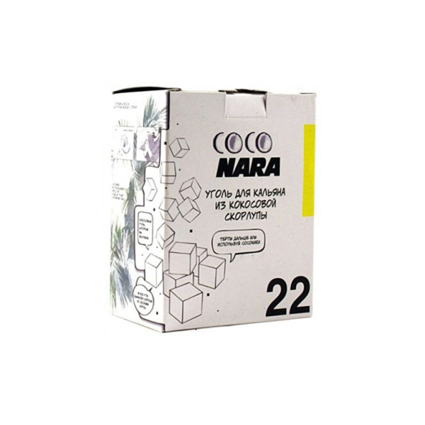 Уголь CocoNara 22мм для кальяна - 24 шт в Краснодаре