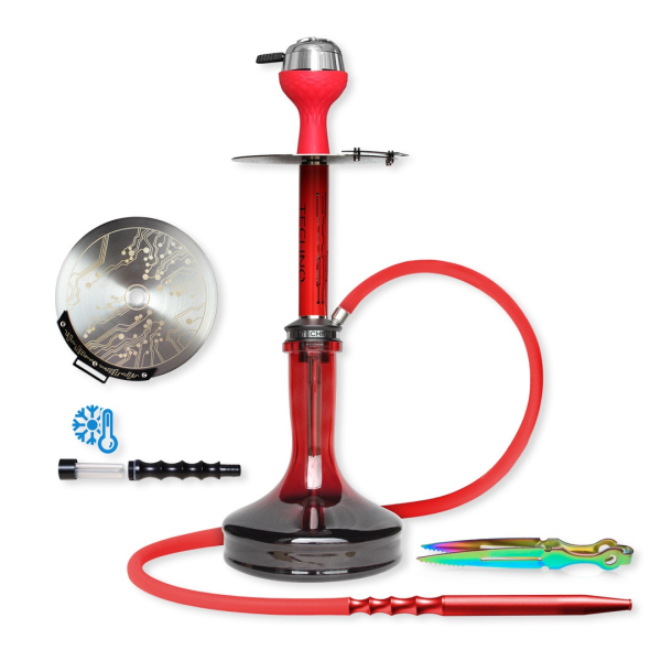 Кальян Seven star TE1 TECHNO Red 60см в Краснодаре