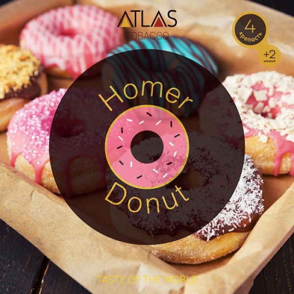 Табак Atlas Homer Donut 100гр в Краснодаре