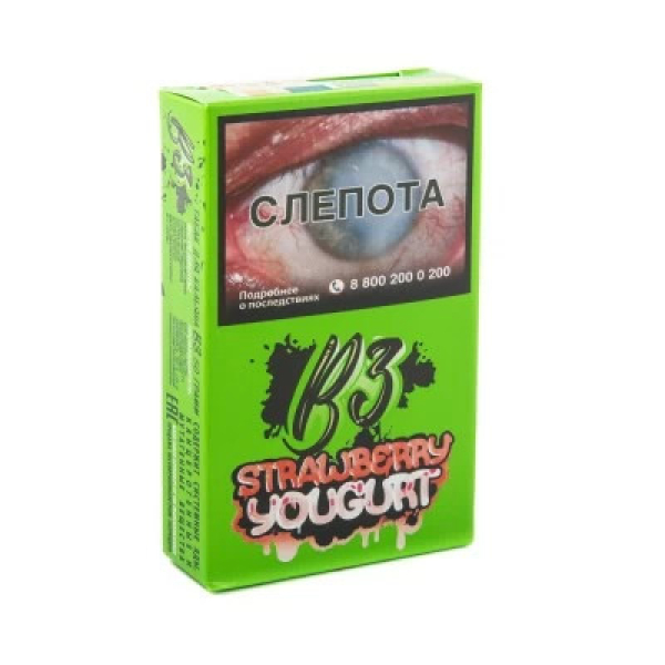 Табак B3 Strawberry Youghurt (Клубничный Йогурт) 50 гр в Краснодаре