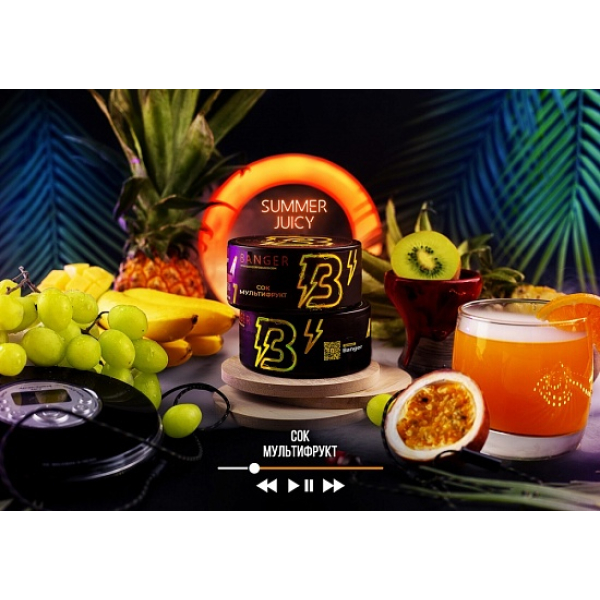 Табак Banger Summer Juicy 100 грамм в Краснодаре