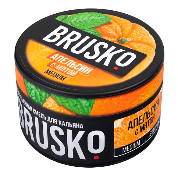 Смесь BRUSKO АПЕЛЬСИН С МЯТОЙ (MEDIUM) 250 гр в Краснодаре