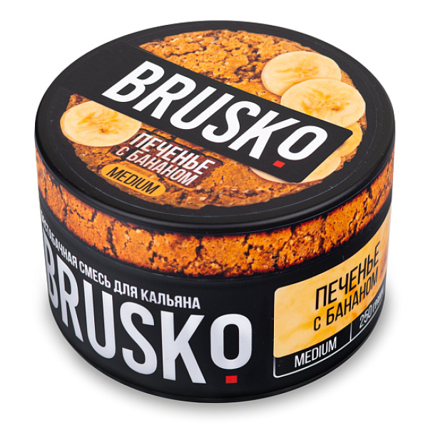 Смесь BRUSKO ПЕЧЕНЬЕ С БАНАНОМ (MEDIUM) 250 гр в Краснодаре