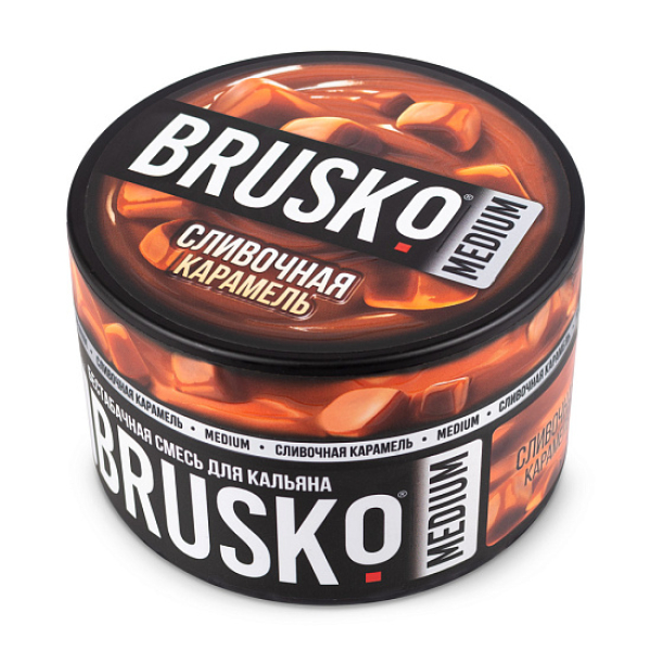 Смесь BRUSKO СЛИВОЧНАЯ КАРАМЕЛЬ (MEDIUM) 250 гр в Краснодаре