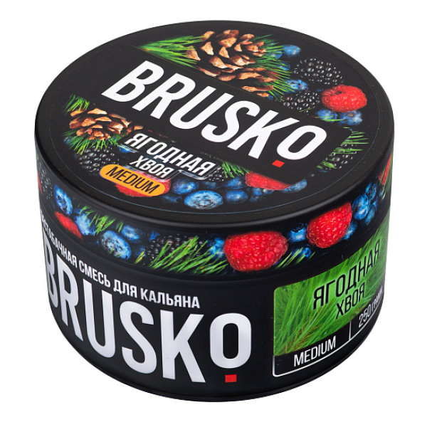 Смесь BRUSKO ЯГОДНАЯ ХВОЯ (MEDIUM) 250 гр в Краснодаре