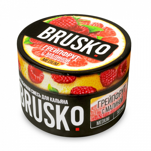 Смесь Brusko Medium Грейпфрут с малиной 50 грамм в Краснодаре