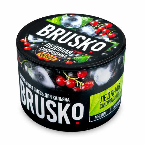 Смесь Brusko Medium Ледяная смородина 50 грамм в Краснодаре