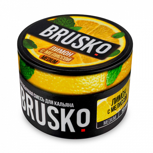 Смесь Brusko Medium Лимон мелисса 50 грамм в Краснодаре