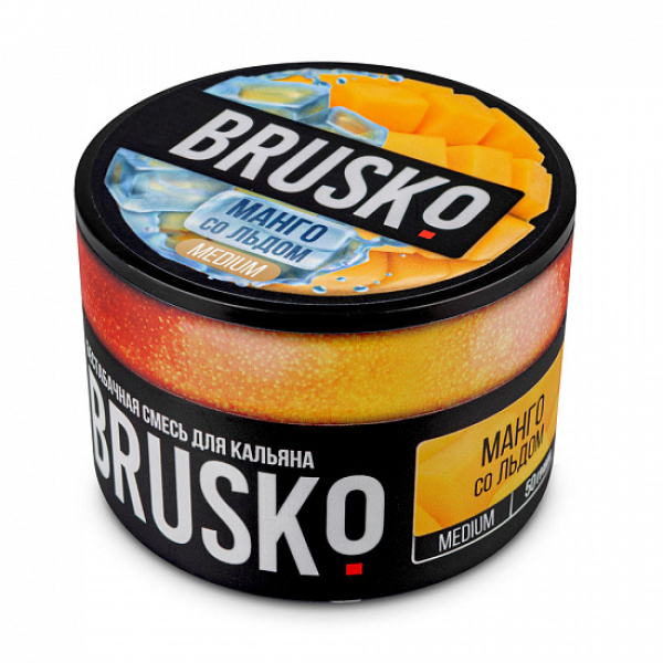 Смесь Brusko Medium Манго лед 50 грамм в Краснодаре