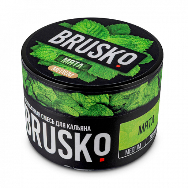 Смесь Brusko Medium Мята 50 грамм в Краснодаре