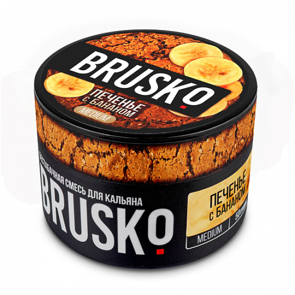 Смесь Brusko Medium Печенье с бананом 50 грамм в Краснодаре