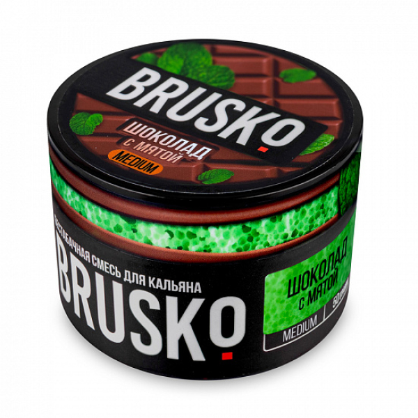Смесь Brusko Medium Шоколад с мятой 50 грамм в Краснодаре