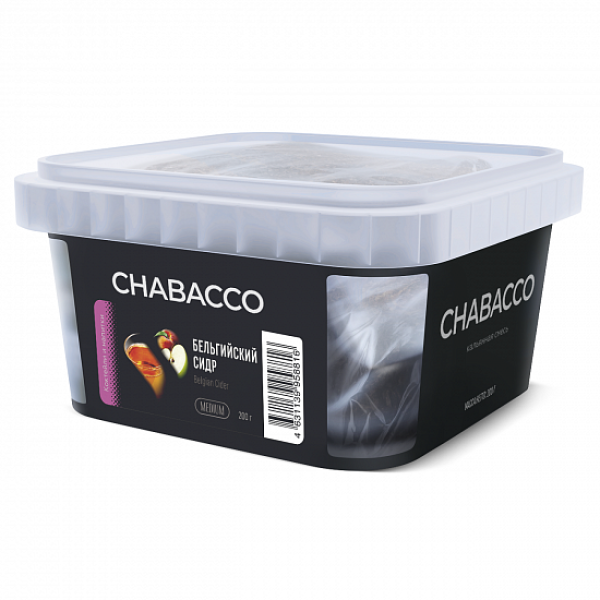 Смесь Chabacco Medium Belgian Cider (Бельгийский Сидр) 200 гр в Краснодаре