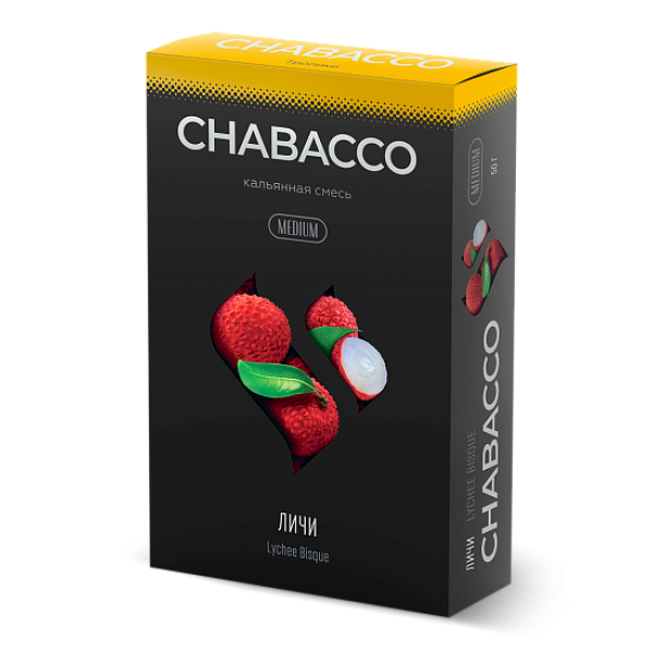 Смесь Chabacco Medium LYCHEE BISQUE (ЛИЧИ) 50 гр в Краснодаре