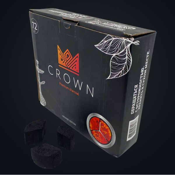 Уголь Crown KALOUD edition для кальяна (72 шт.) в Краснодаре