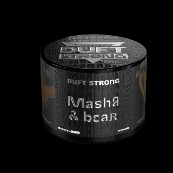 Табак Duft Strong Masha&Bear (Земляника) 40 гр в Краснодаре