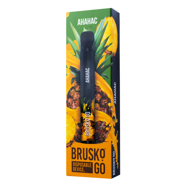 Одноразовая электронная сигарета Brusko Go Ананас 800 затяжек в Краснодаре