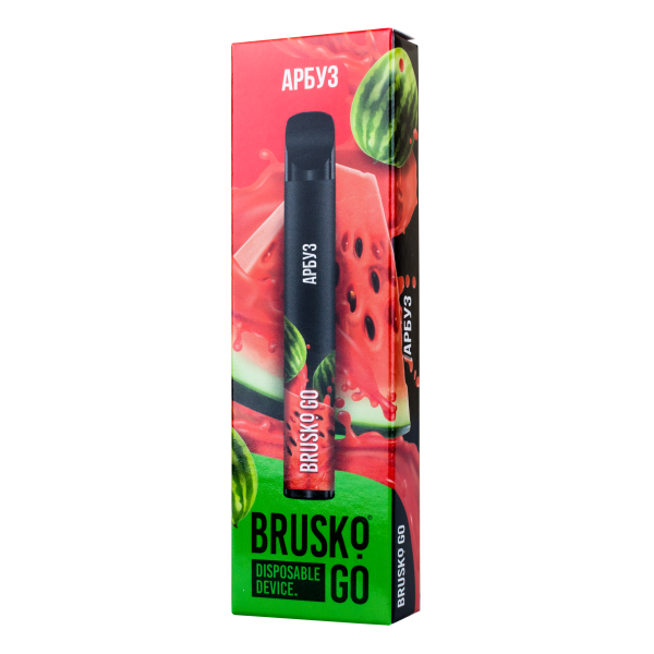 Одноразовая электронная сигарета Brusko Go Арбуз 800 затяжек в Краснодаре