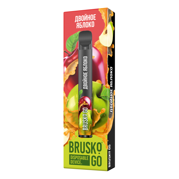 Одноразовая электронная сигарета Brusko Go Двойное яблоко 800 затяжек в Краснодаре