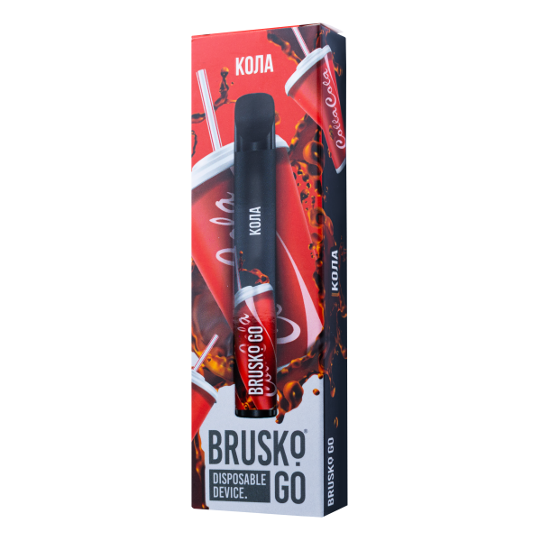 Одноразовая электронная сигарета Brusko Go Кола 800 затяжек в Краснодаре