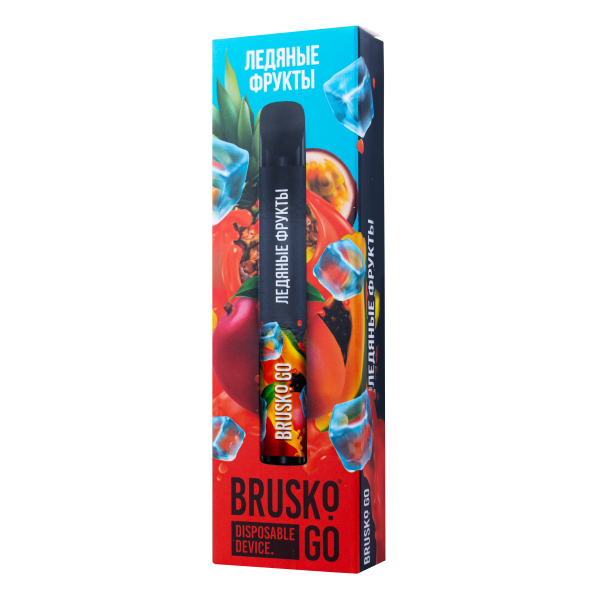 Одноразовая электронная сигарета Brusko Go Ледяные Фрукты 800 затяжек в Краснодаре