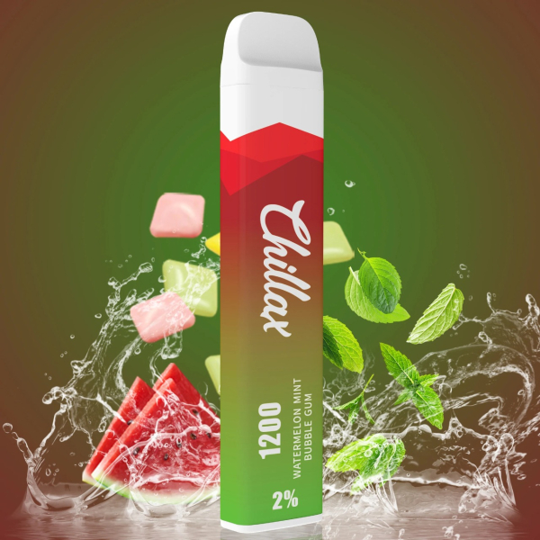 Chillax Watermelon Mint bubble gum (Арбуз Мятная жвачка), 1200 тяг в Краснодаре