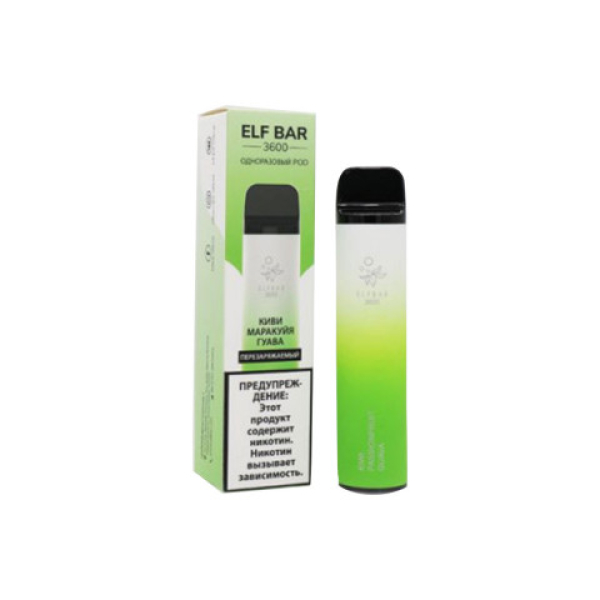 Elfbar (3600 (Киви маракуйя гуава)), 3600 тяг в Краснодаре