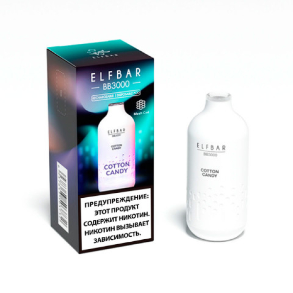 Elfbar BB3000 Сахарная вата, 3000 тяг в Краснодаре