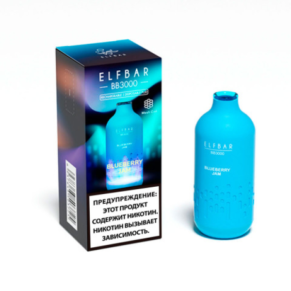 Elfbar BB3000 Черничный джем, 3000 тяг в Краснодаре