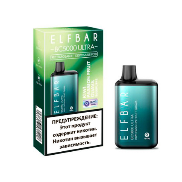 Elfbar BC5000 (Киви маракуйя гуава), 5000 тяг в Краснодаре