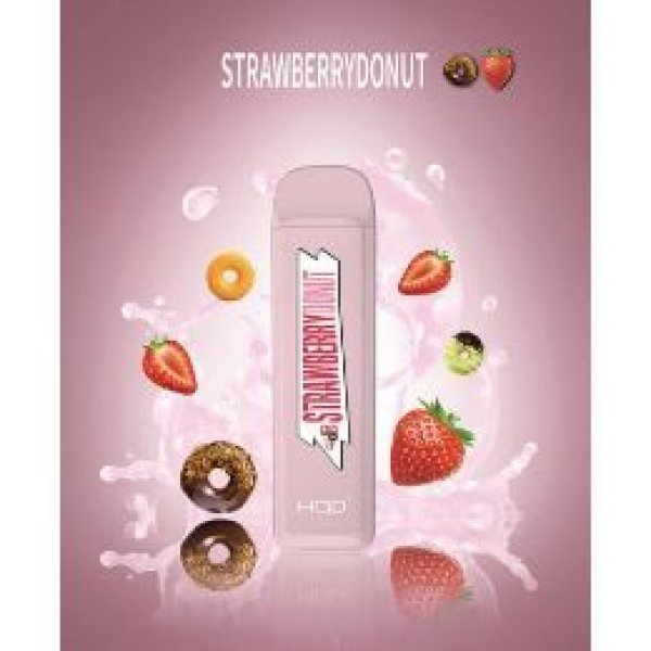 HQD MEGA Strawberry Donut (Клубничный Пончик), 1800 тяг в Краснодаре