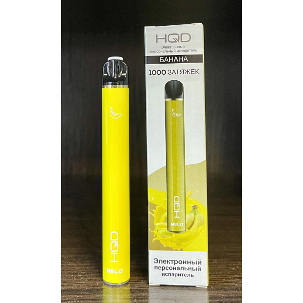 HQD melo banana (банан) 1000 затяжек в Краснодаре