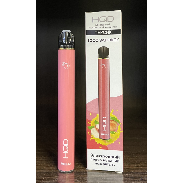 HQD melo peach (персик) 1000 затяжек в Краснодаре
