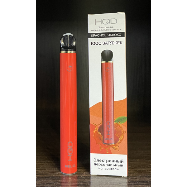 HQD melo red apple (красное яблоко) 1000 затяжек в Краснодаре