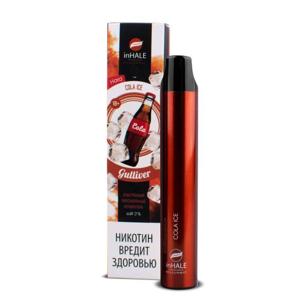inHale Guliver Hard Cola Ice (Кола Со Льдом) 1500 затяжек в Краснодаре