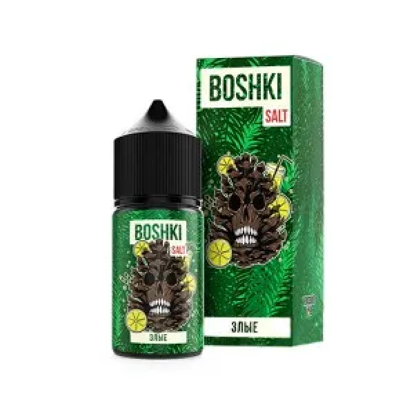 Жидкость BOSHKI Salt Злые (Лимонад ягоды хвоя) (30 мл, 20 мг/мл) в Краснодаре