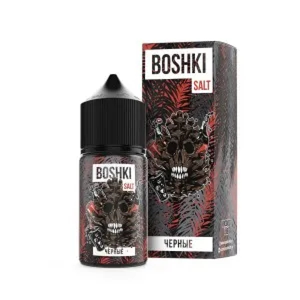 Жидкость BOSHKI Salt Черные (кола хвоя) (30 мл, 20 мг/мл) в Краснодаре
