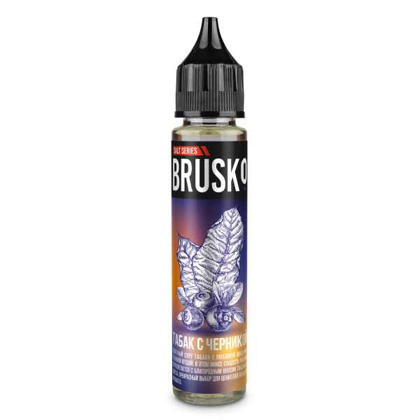 Жидкость Brusko Salt Табак С Черникой 30 мл в Краснодаре