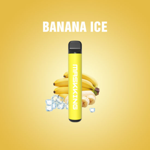 Одноразовая электронная сигарета Maskking High Pro Banana Ice (Ледяной Банан) 1000 затяжек в Краснодаре