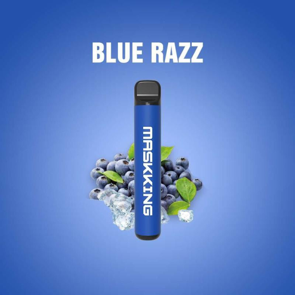 Одноразовая электронная сигарета Maskking High Pro Blue Razz (Черничный Рай) 1000 затяжек в Краснодаре