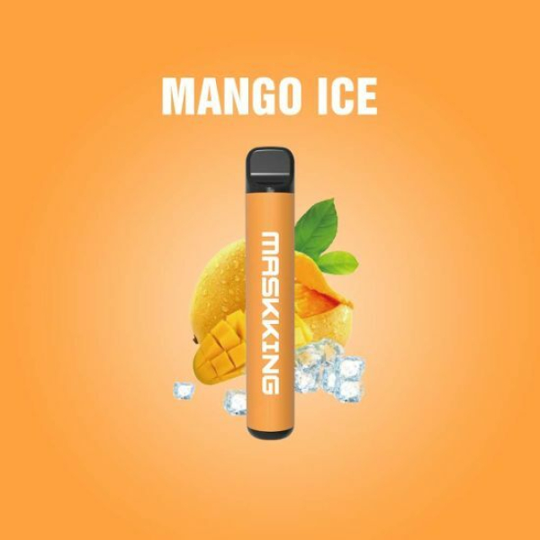 Одноразовая электронная сигарета Maskking High Pro Mango Ice (Манговый Лёд) 1000 затяжек в Краснодаре