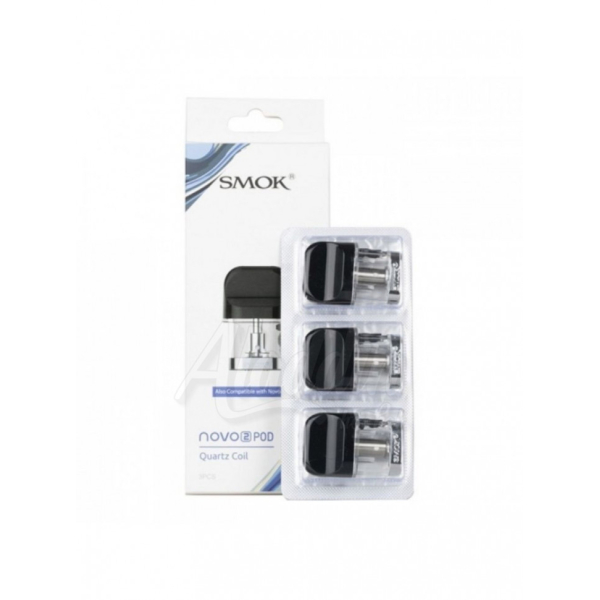 Упаковка картриджей NOVO 2 Quartz 1.4 ohm 2ml Coil Pod  by SMOK (в упаковке 3 шт) в Краснодаре