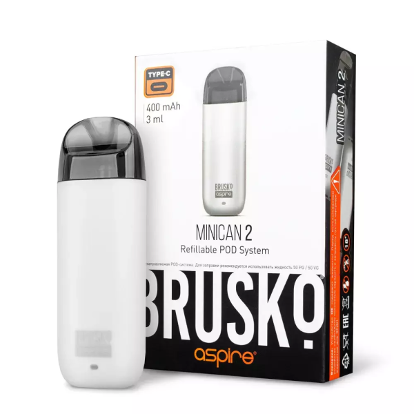 Brusko MINICAN 2 (400 мАч, Белый) в Краснодаре