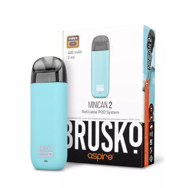 Brusko MINICAN 2 (400 мАч, Бирюзовый) в Краснодаре