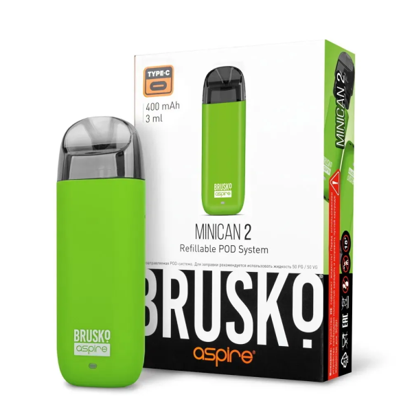 Brusko MINICAN 2 (400 мАч, Зеленый) в Краснодаре