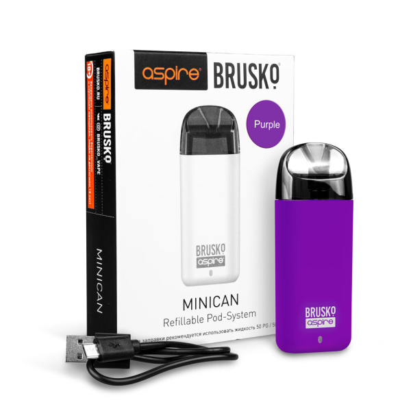 Brusko MINICAN 2 (400 мАч, Фиолетовый) в Краснодаре