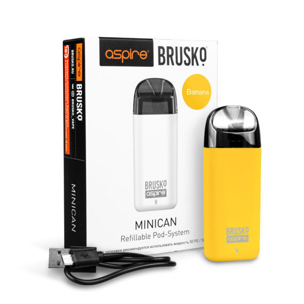 Brusko MINICAN plus (850 мАч, Желтый) в Краснодаре