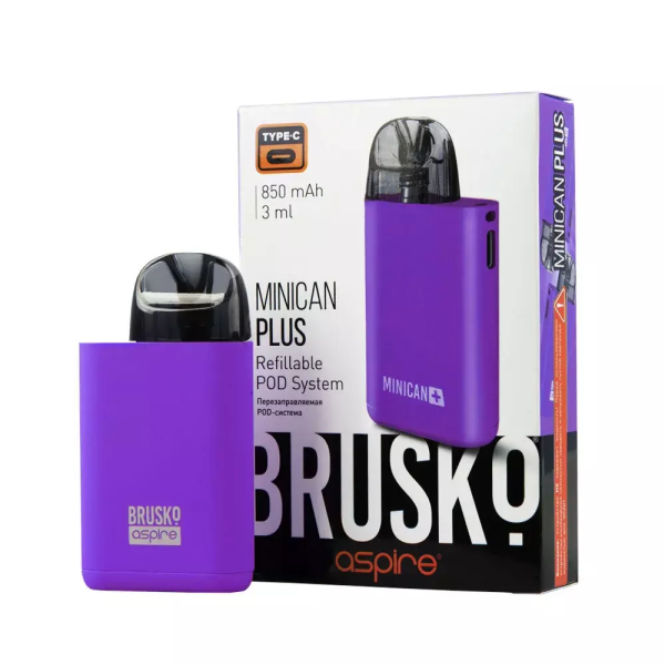 Brusko MINICAN plus (850 мАч, Фиолетовый) в Краснодаре