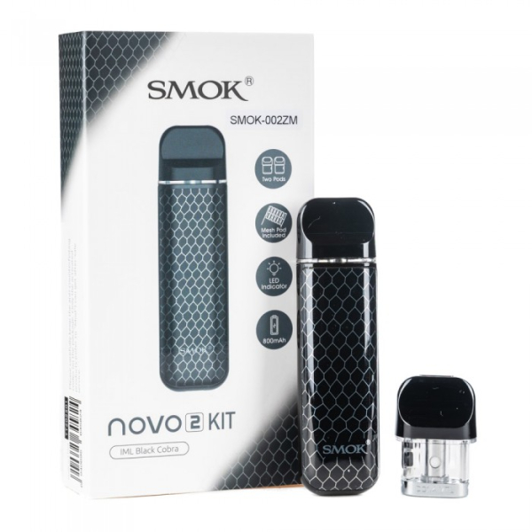 POD-система SMOK Novo 2 Pod 800 mAh Black Carbon в Краснодаре