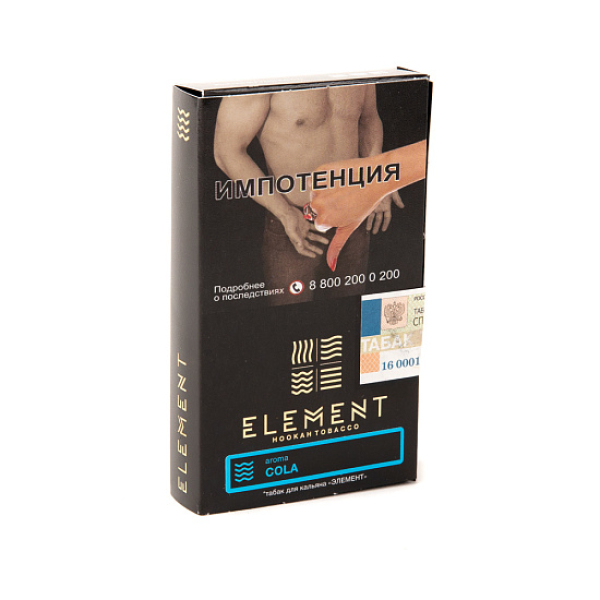 Табак ELEMENT ВОДА COLA 25 гр в Краснодаре